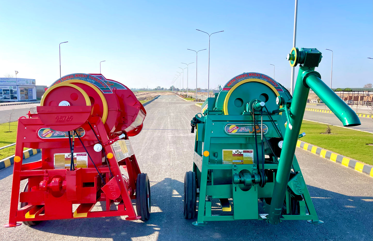 Wheat Thresher 4.5 FT (With Verm)